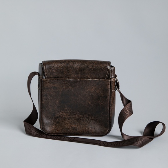 giorgio armani leather bag